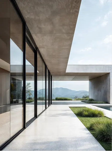 Modern architectural interior